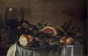 Pieter Claesz Still life with Ham
